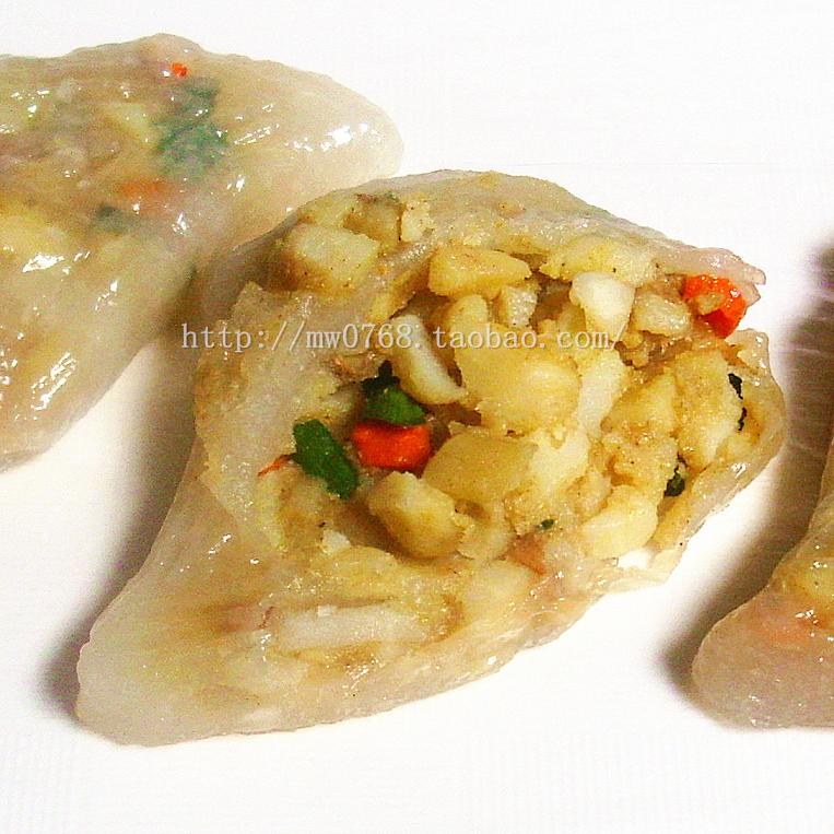 潮汕美食 潮州特產(chǎn)名小吃 水晶馬鈴薯粿-甘筒果8個(gè) 香！特色廣東