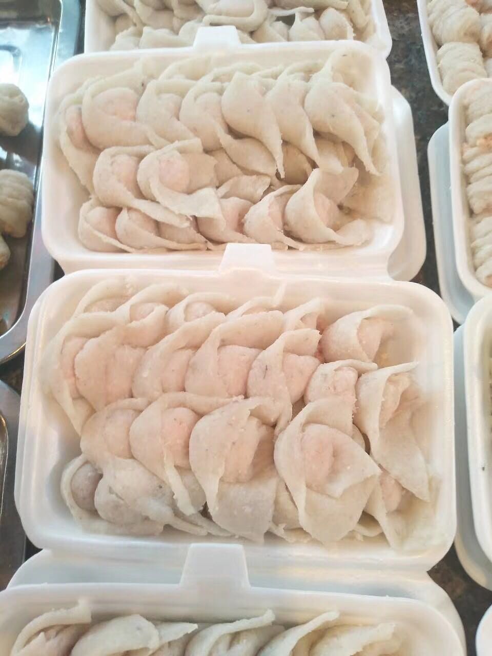 甲子特產(chǎn)美食，魚餃500克一盒