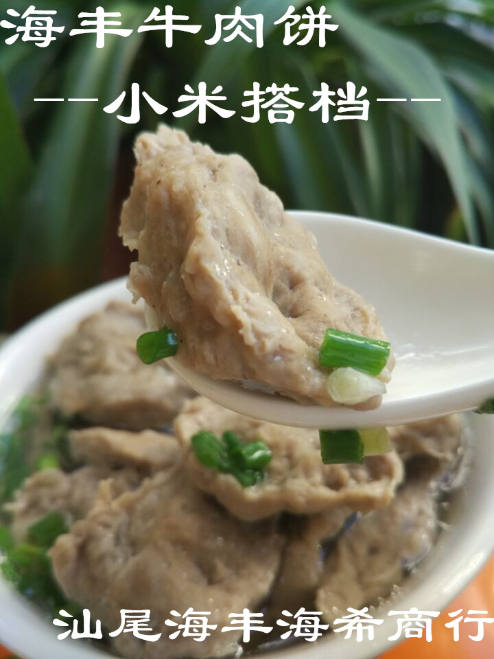 汕尾特產 海豐特產牛肉餅 潮汕家鄉(xiāng)牛肉餅 海豐小吃 小米搭檔