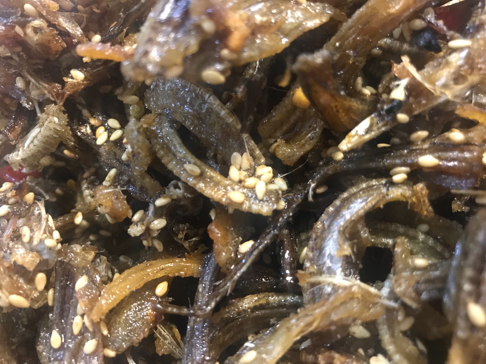 汕尾馬宮海味特產(chǎn)辣椒鰻魚仔海鰻鲞麻魚香辣即食小魚干零食下飯菜