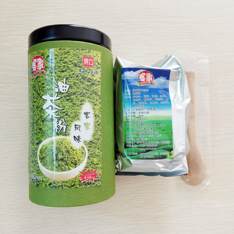 汕尾海豐陸河客家油茶粉 咸茶配料 瓶裝油花粉 250克