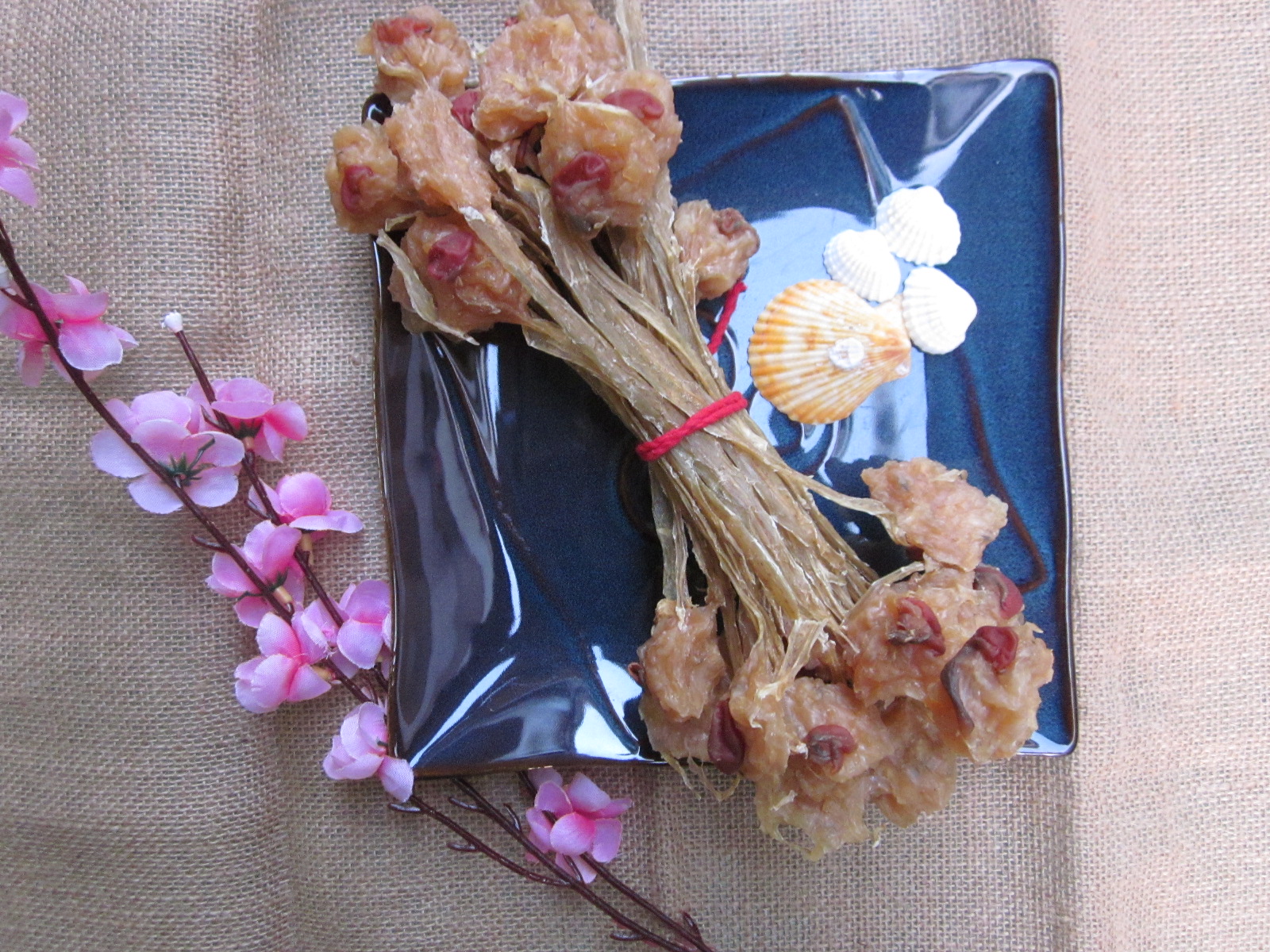 明目魚干日月貝干貨海味廣東煲湯湯料干貨帶子新鮮足干250G包郵
