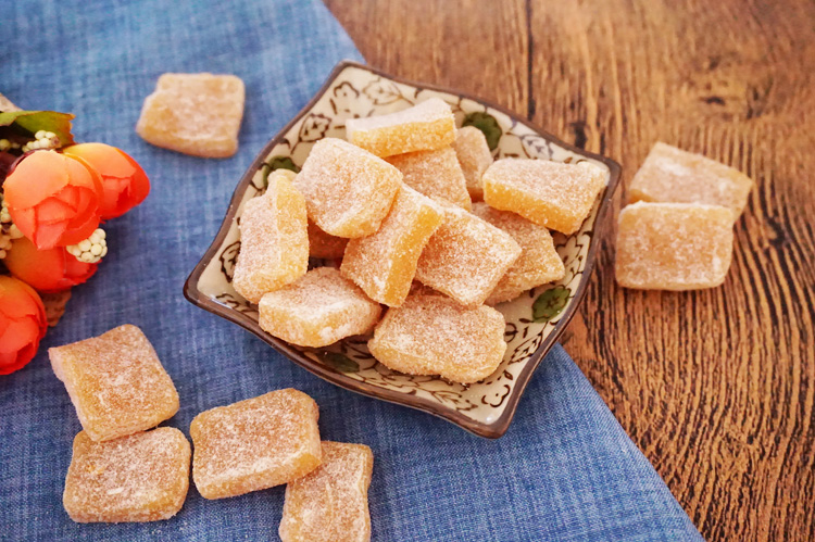 天帥食品潮汕汕尾海豐特產(chǎn)應(yīng)利手工姜汁軟糖甜辣罐裝休閑零食糖果