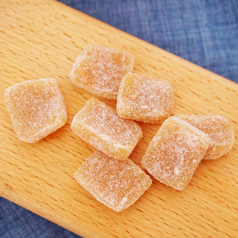 天帥食品潮汕汕尾海豐特產(chǎn)應利手工姜汁軟糖甜辣罐裝休閑零食糖果