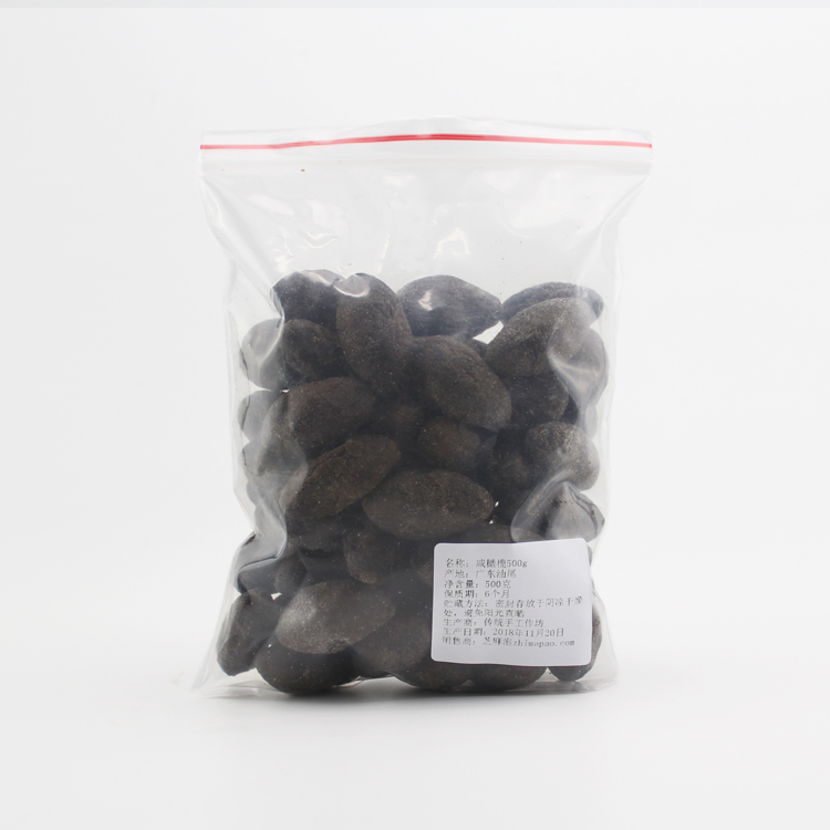 汕尾海陸豐陸河潮汕特產(chǎn)咸橄欖咸茶菜茶擂茶熬湯配料500g