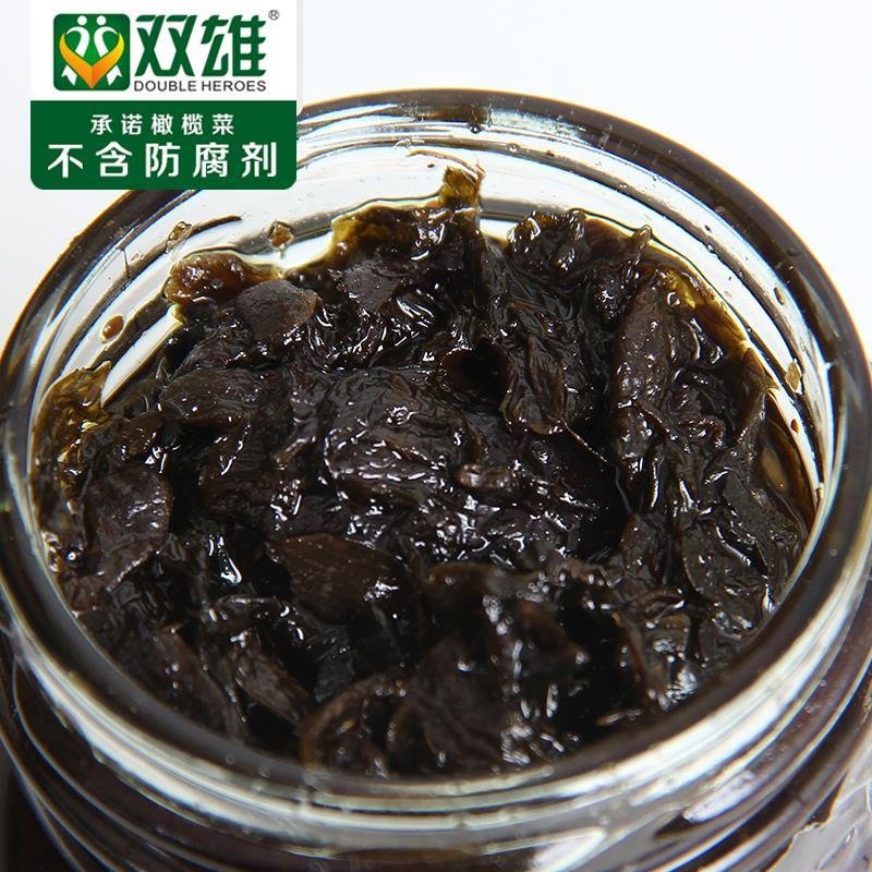 雙雄正宗潮汕橄欖菜咸菜醬菜特產(chǎn)450gx4瓶下飯菜開胃餐菜促銷包郵