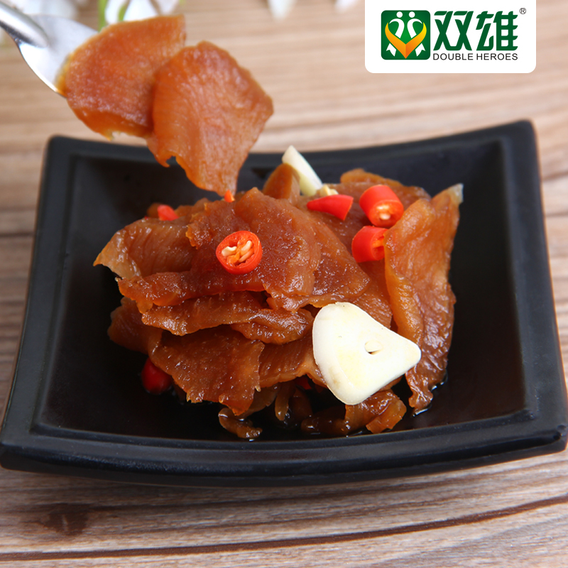 雙雄即食香脆醬蘿卜酸辣脆菜脯片糖醋泡菜下飯醬菜200gX3瓶包郵