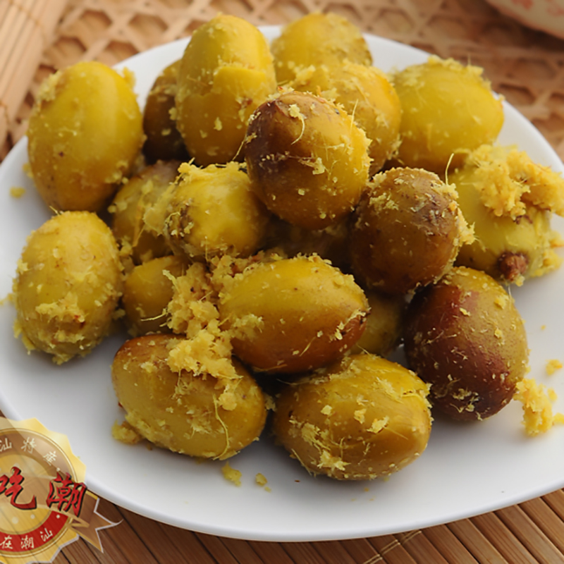 潮汕特產(chǎn) 南姜 咸 橄欖 純手工捶制 佐粥佳品 雜咸 私房菜潮州
