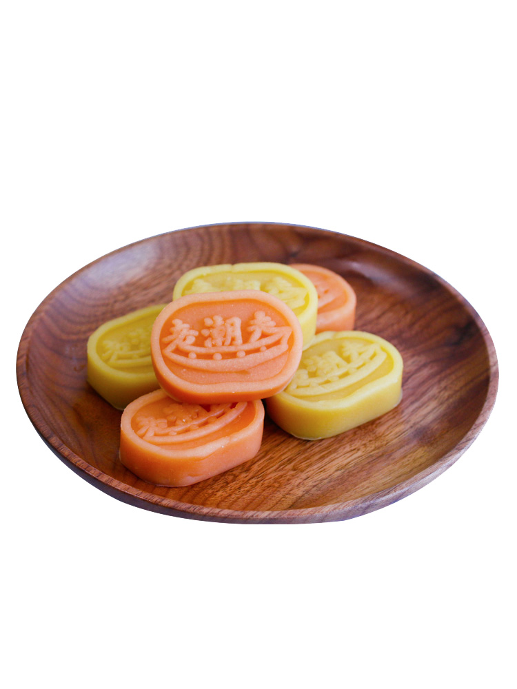 老潮夫綠豆糕紅豆糕傳統(tǒng)糕點(diǎn)點(diǎn)心潮汕綠豆餅260g休閑小吃零食