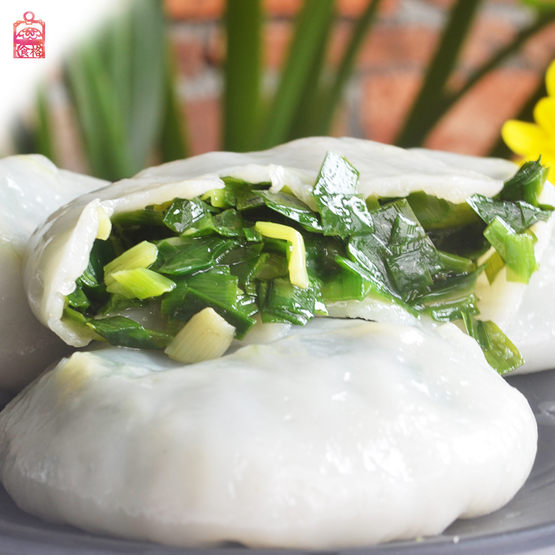 潮汕小吃揭陽韭菜粿菜果菜包粿即食5個(gè)裝，廣東8個(gè)，滿4包郵