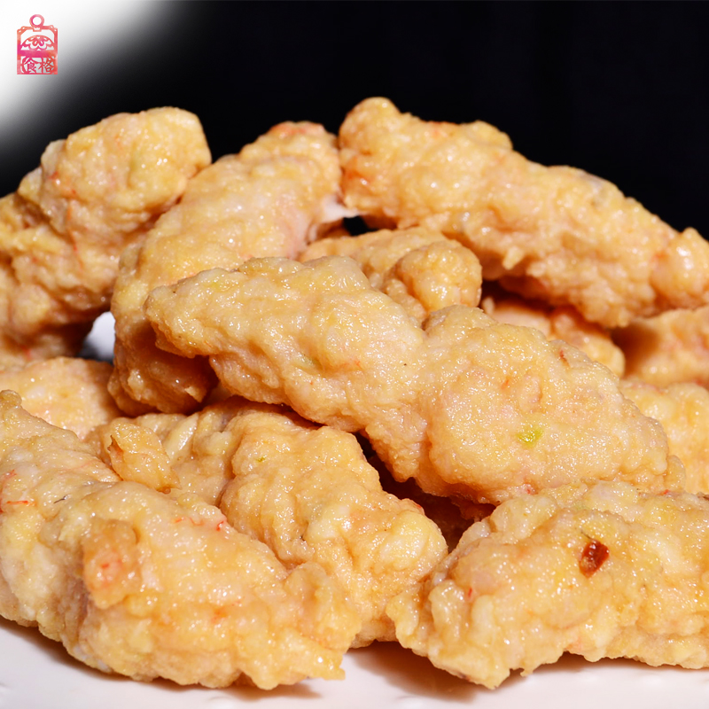 新鮮現(xiàn)做 鮮炸蝦棗 不含防腐劑和色素 潮汕火鍋丸子125g 拼4包郵