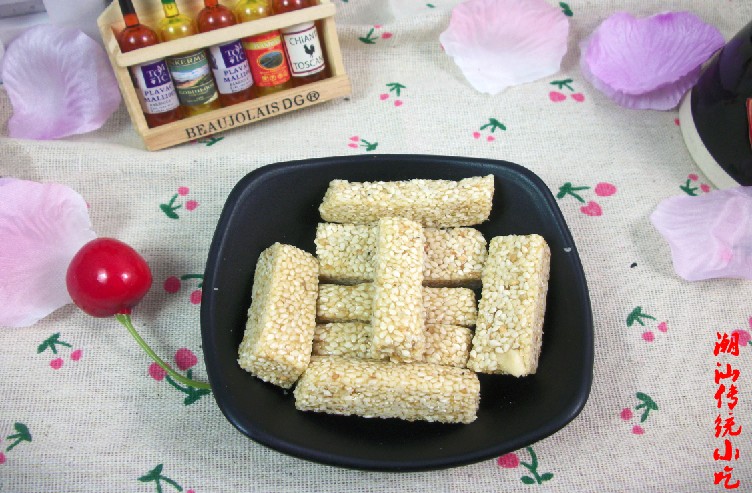 潮汕特產(chǎn)白芝麻特色糕點休閑零食芝麻酥條傳統(tǒng)純手工芝麻糖250克