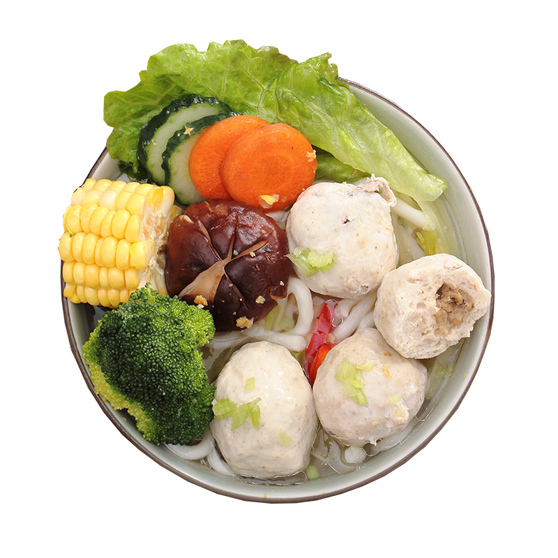 阿興【包心丸500g】廣東潮汕特產汕頭潮州正宗豬肉貢丸火鍋食材