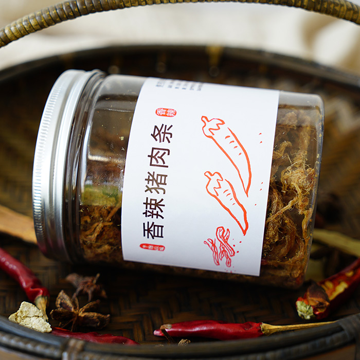 半飽良味 | 手撕豬肉條 香辣味 土豬的味道好好！潮汕特產 150g
