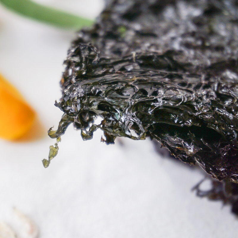 半飽良味|新品福建紫菜 海產(chǎn)干貨 酥脆細(xì)嫩 干凈無沙55g 宅人食堂