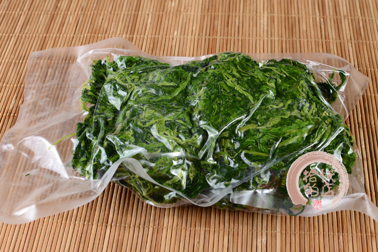 半成品咸麻葉 苦麻葉 500克 潮汕特產(chǎn)美食雜菜 鹽水撈干生麻葉