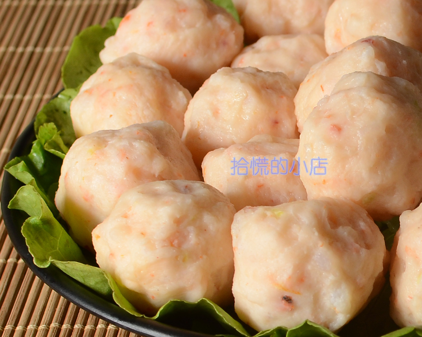 潮汕特產(chǎn)手工丸子沙盧 蝦丸 沙蘆蝦丸 蝦丸 火鍋食材500克