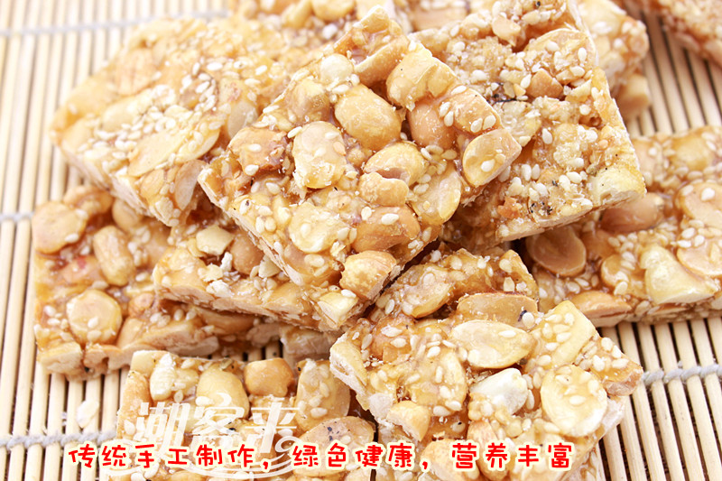 潮汕潮州特產(chǎn)美食小吃傳統(tǒng)手工豆方豆板花生酥花生糖散裝300克