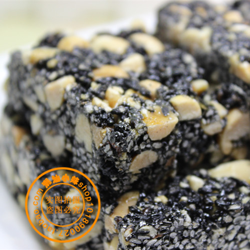 特色低糖黑芝麻糖 正宗潮汕特產(chǎn) 健康美味黑芝麻酥芝麻條500g