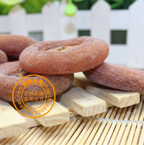 潮汕特產(chǎn) 農(nóng)家自制特級(jí)柿餅 即食柿子餅 無添加柿臍 500g