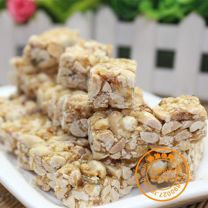特色蔥油低糖花生糖 正宗潮汕特產(chǎn) 美味白芝麻花生酥花生條500g