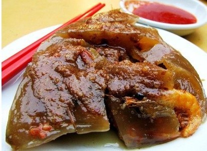 廣東2份包順豐 汕頭潮陽棉城鱟果 豪果 壕粿 蠔果 配沙茶辣椒 4個