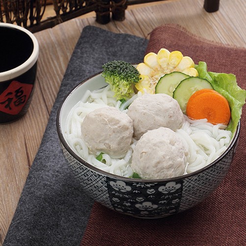 阿興【板筋丸500g】廣東汕頭潮汕特產(chǎn)手工豬肉丸子食材火鍋料順豐