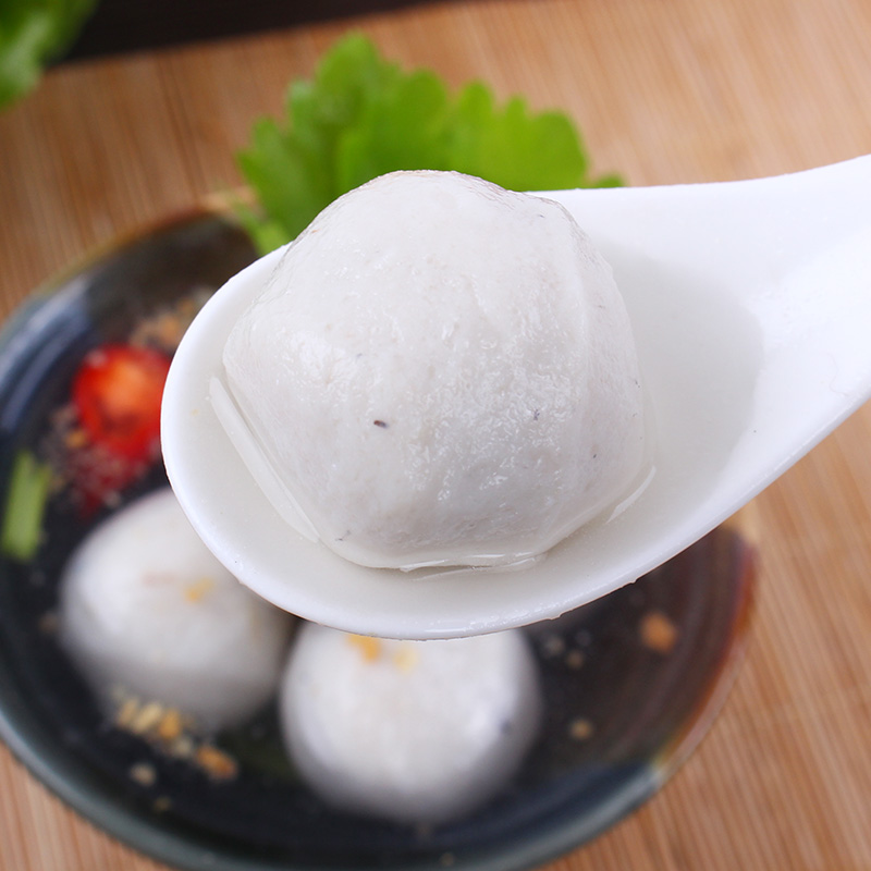 阿興【魚丸500g】廣東汕頭潮汕特產(chǎn)達(dá)濠手打魚丸魚蛋火鍋食材順豐