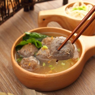 阿興【牛筋丸500g】廣東潮汕特產汕頭潮州火鍋燒烤正宗手打丸子