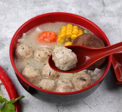 潮汕手打香菇豬肉丸 鹵代表潮汕正宗手打潮洲汕頭特產(chǎn)火鍋丸子