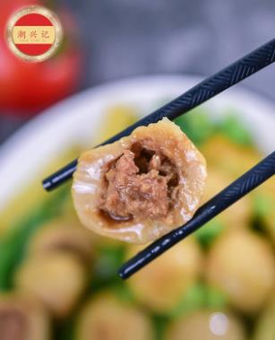 潮興記包心貢丸火鍋食材關(guān)東煮潮汕豬肉丸肉丸子正宗麻辣燙750g